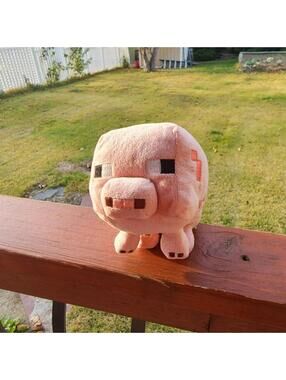 Minecraft Mojang Baby Pig Plush Authentic